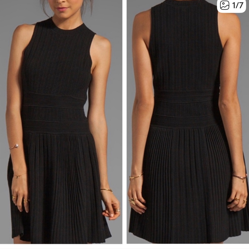 Theory Chloh Enchanted Ribbed Stretch Knit nwt dress